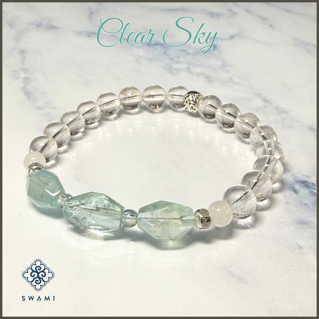 SWAMI スワミブレスレット クリアスカイ（Clear Sky）（1点物）