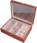 ジュエリー収納ケース 木箱 メガネ収納 ケース 腕時計収納ケース 1-2本 ウォッチケース コレクションケース 収納 宝石箱 指輪 ネックレス メガネ 収納