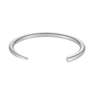 316L hollow tube bangle【silver】#b117