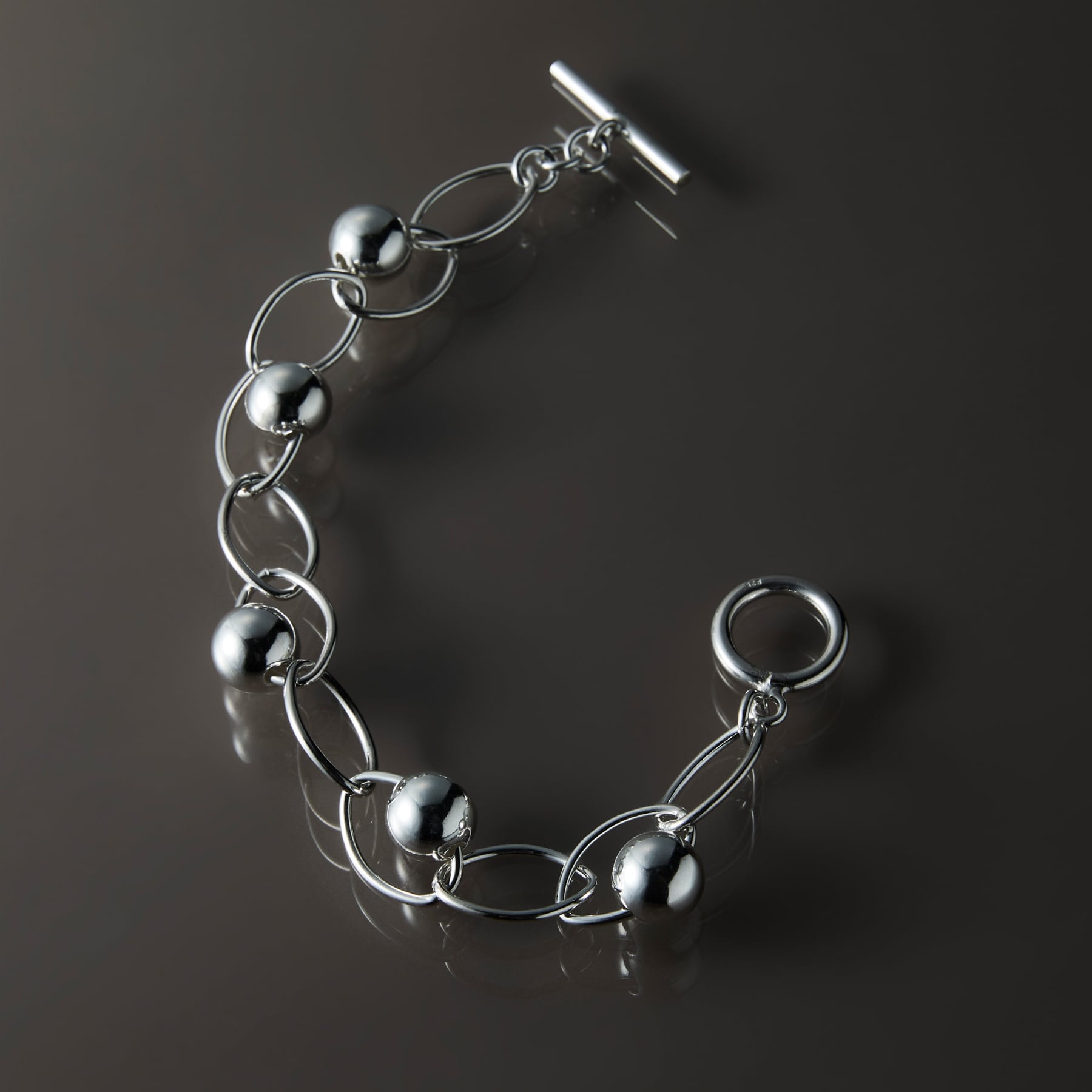 oval chain with ball mix design bracelet [luslep8] / Y2405BWB5302