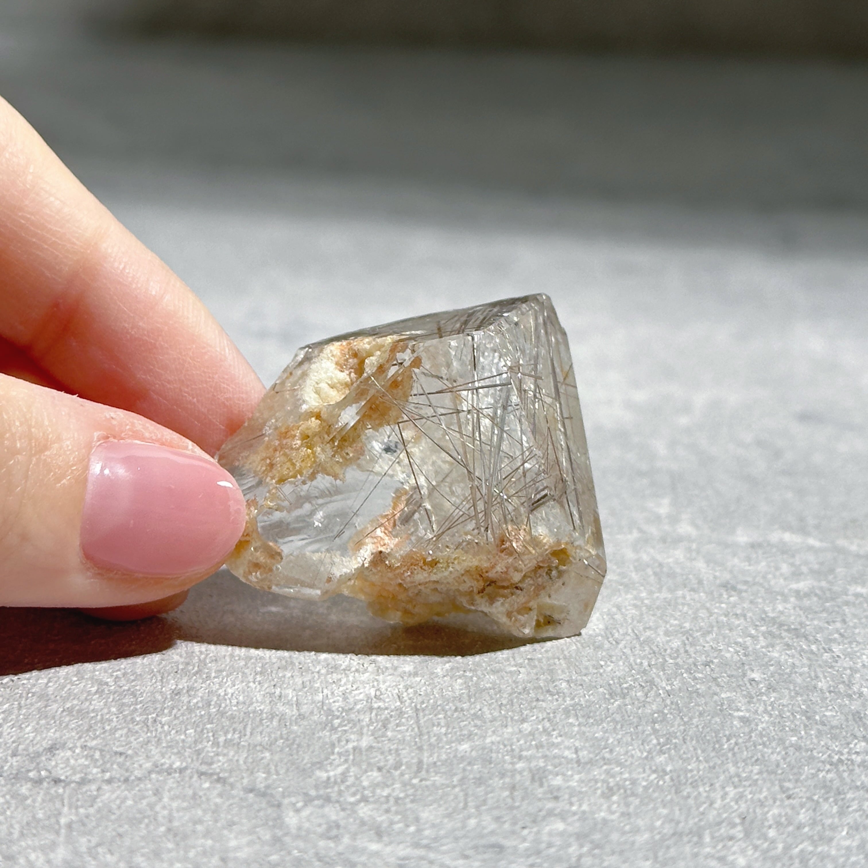 天然石 水晶ルチルフリー ルチルインクォーツ フリーフォーム31◇ Rutile in Quartz◇天然石