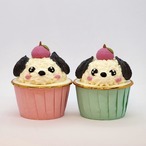 米粉とバナナのデコレーションカップケーキ