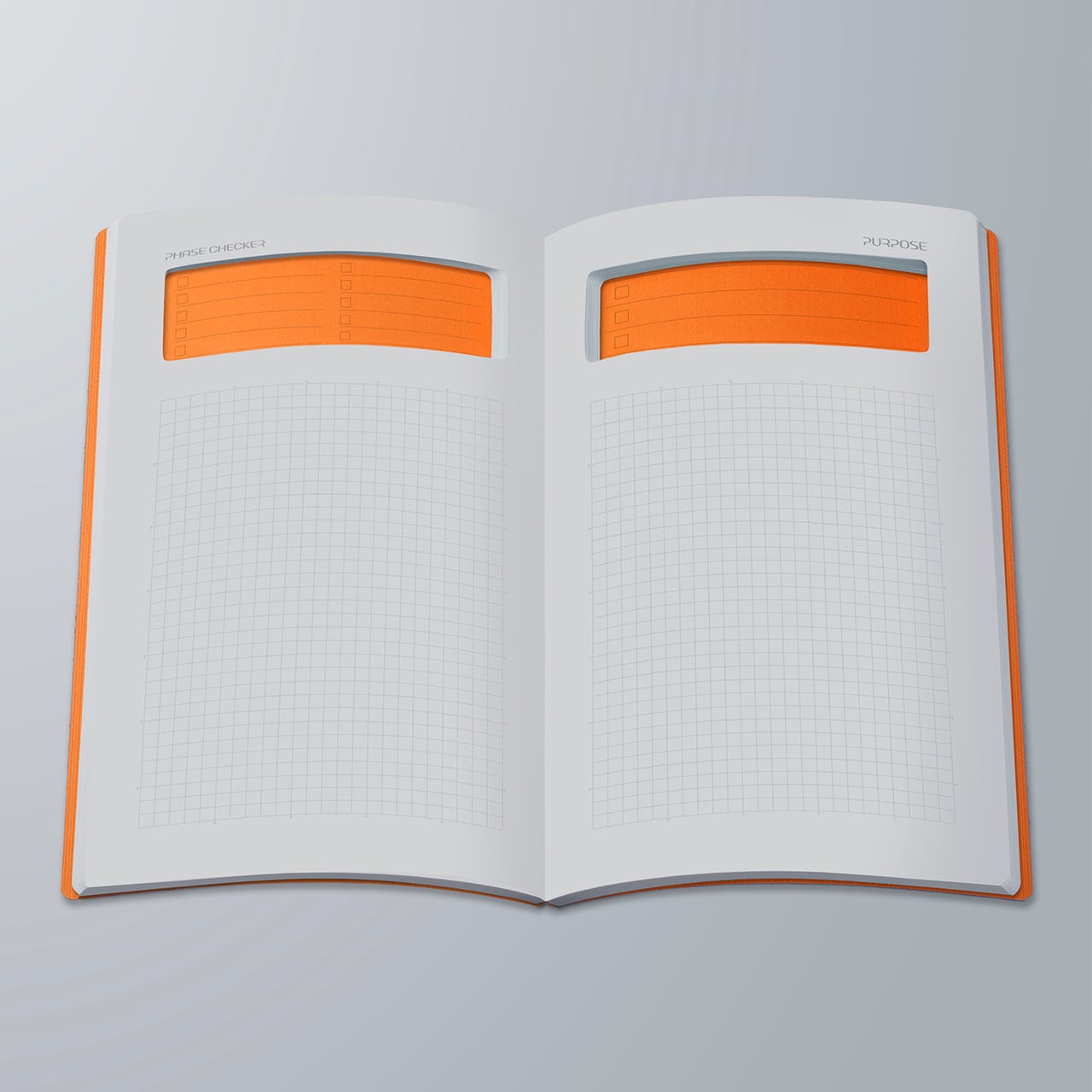 ia 手描きノート NEW【目標達成ノート・夢実現ノート／144P】 CELADON x ORANGE