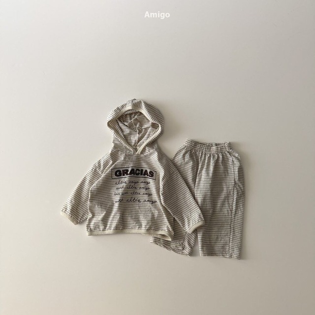 予約⌇amigo / Pencil stripe hood