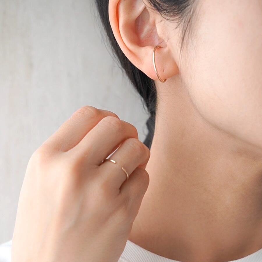 【セット商品】エアリーイヤーカフ&2wayリング|14kgfアクセサリー