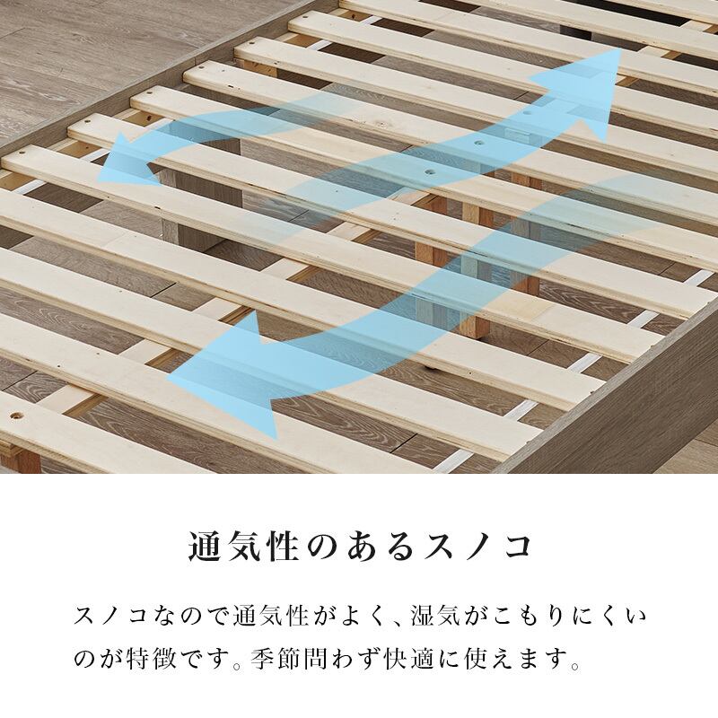 【組立式】耐荷重350kg ファブリックシングルベッド 3色展開 一人暮らし ワンルーム 幅106cm