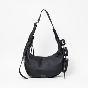 Urban sling bag（BLACK LEATHER）