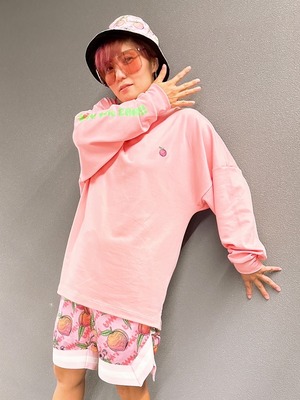 LONG SLEEVE TEE "PEACH"
