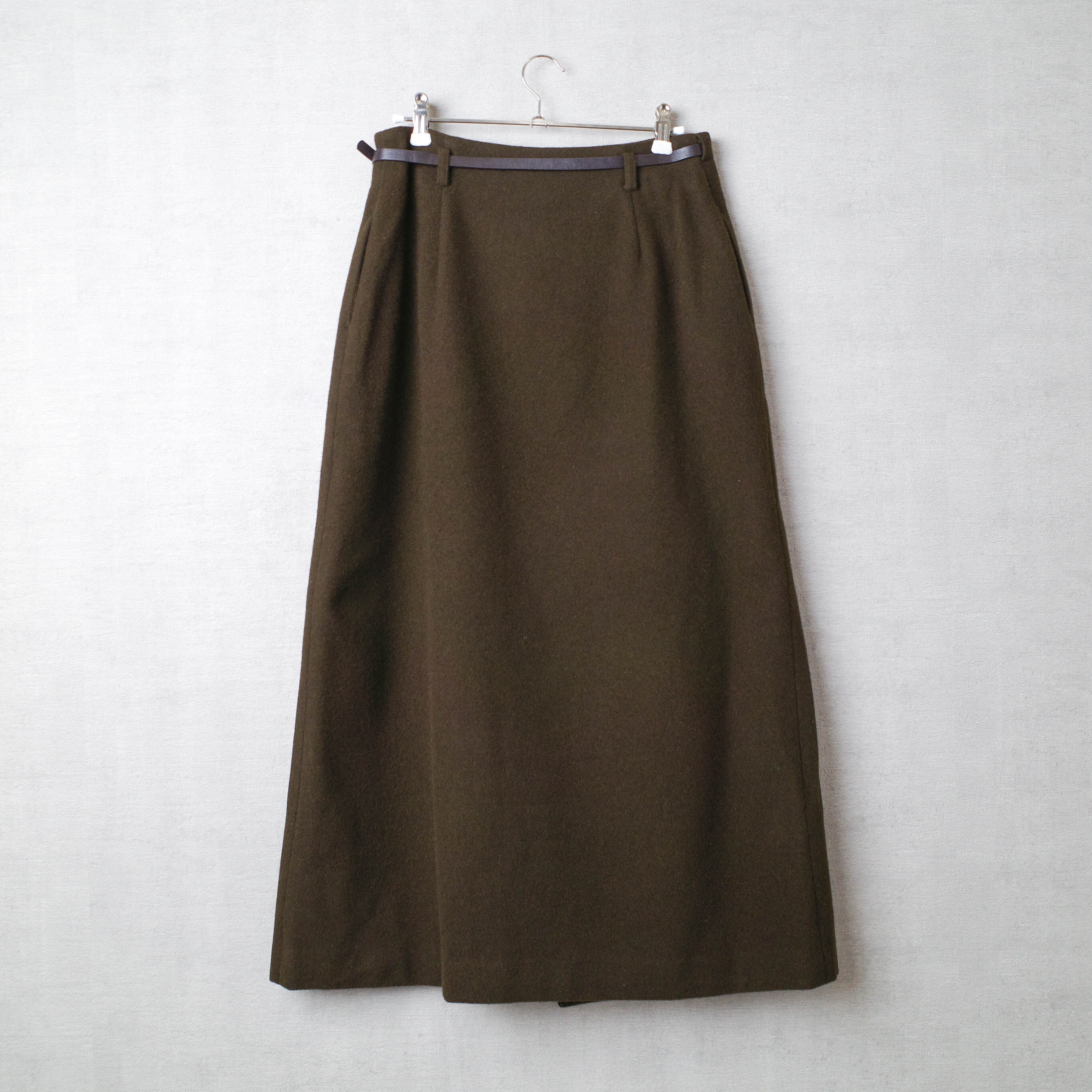 [NEW] RIM･ARK	BELT WRAP DESIGN SKIRT 460BAL31-0250