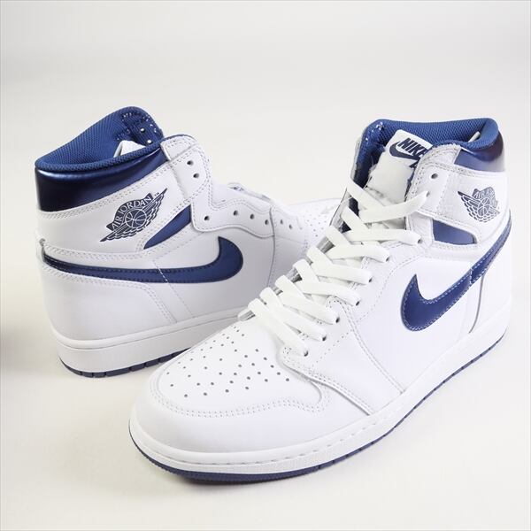 NIKE ナイキ スニーカー 白x青 29cm 3600225Y0332 Size【28.0cm】 NIKE ナイキ AIR JORDAN 1 RETRO HIGH OG