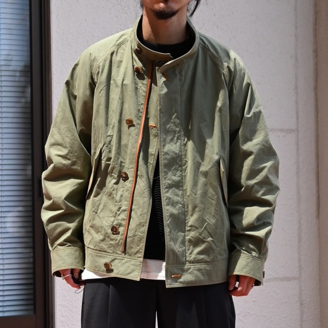 山内 / 超高密度シールドコットンクロス・セミダブルジップジャケット