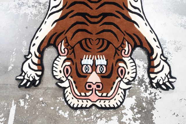 Tibetan Tiger Rug 《Lサイズ•ウール106》チベタンタイガーラグ