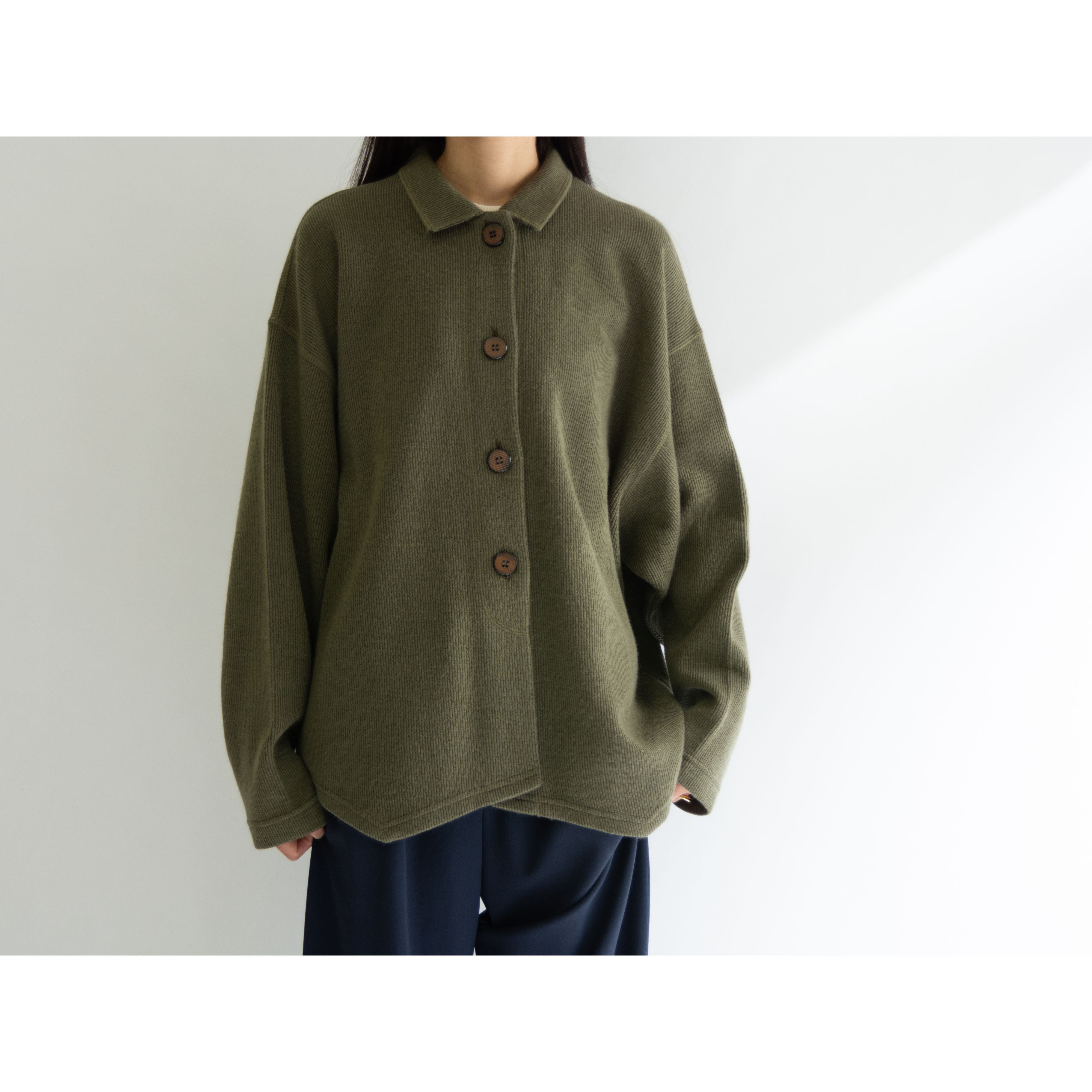RODIER】Made in France Wool-Acrylic Knit Jacket（ロディエ フランス ...