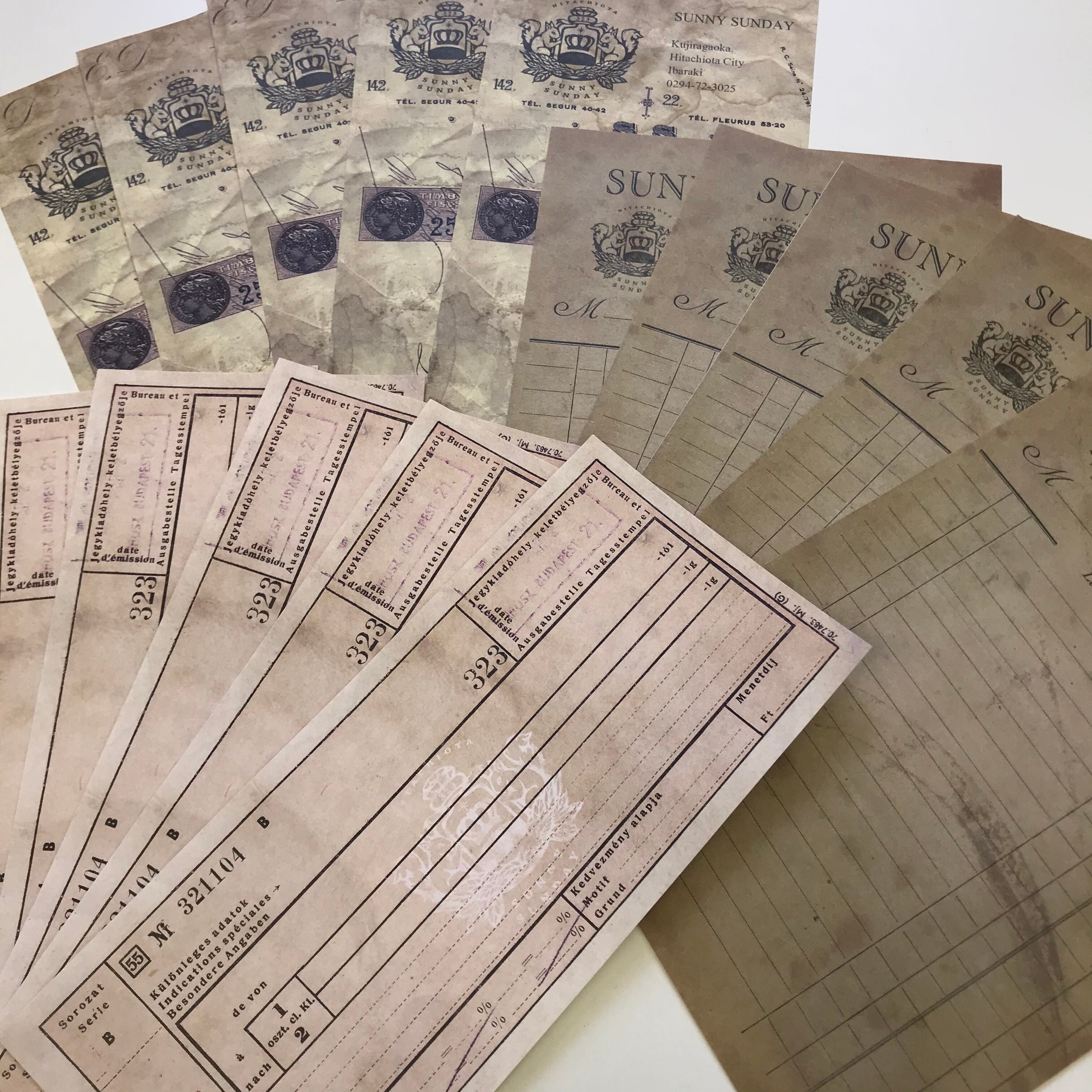 SUNNY SUNDAY 一筆箋