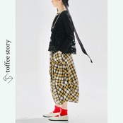 【2color】花レースが踊る重ね着ロンT 《i0719》