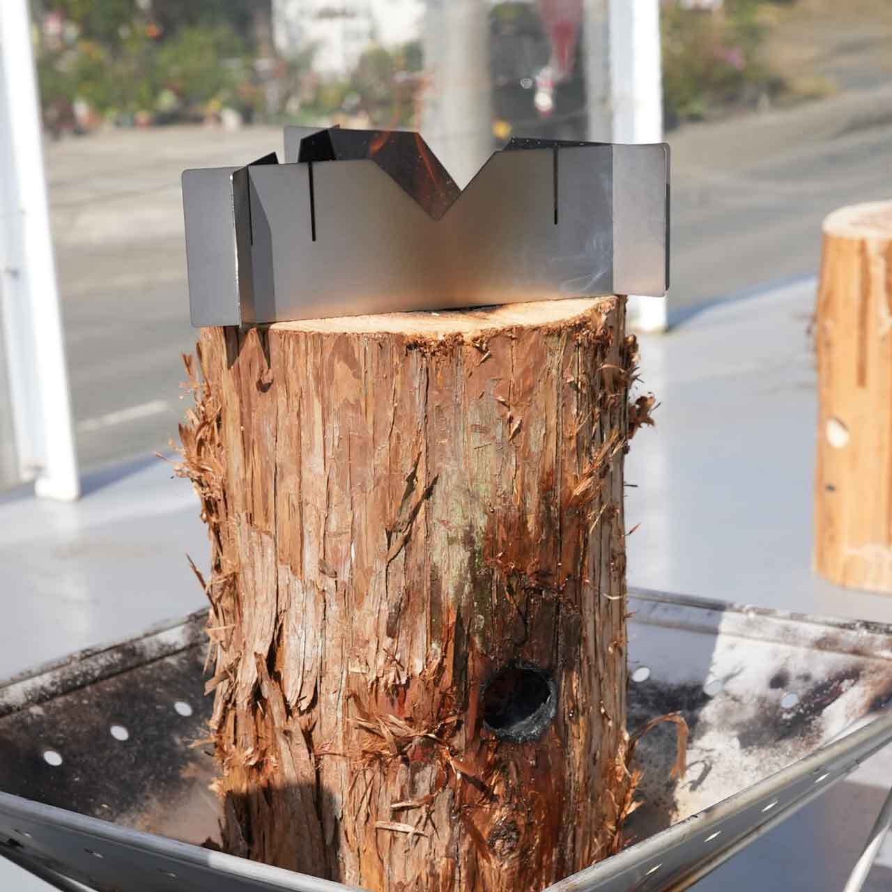 ログストーブ スタンダード＋専用五徳セット | 樅の木 BASE Branch