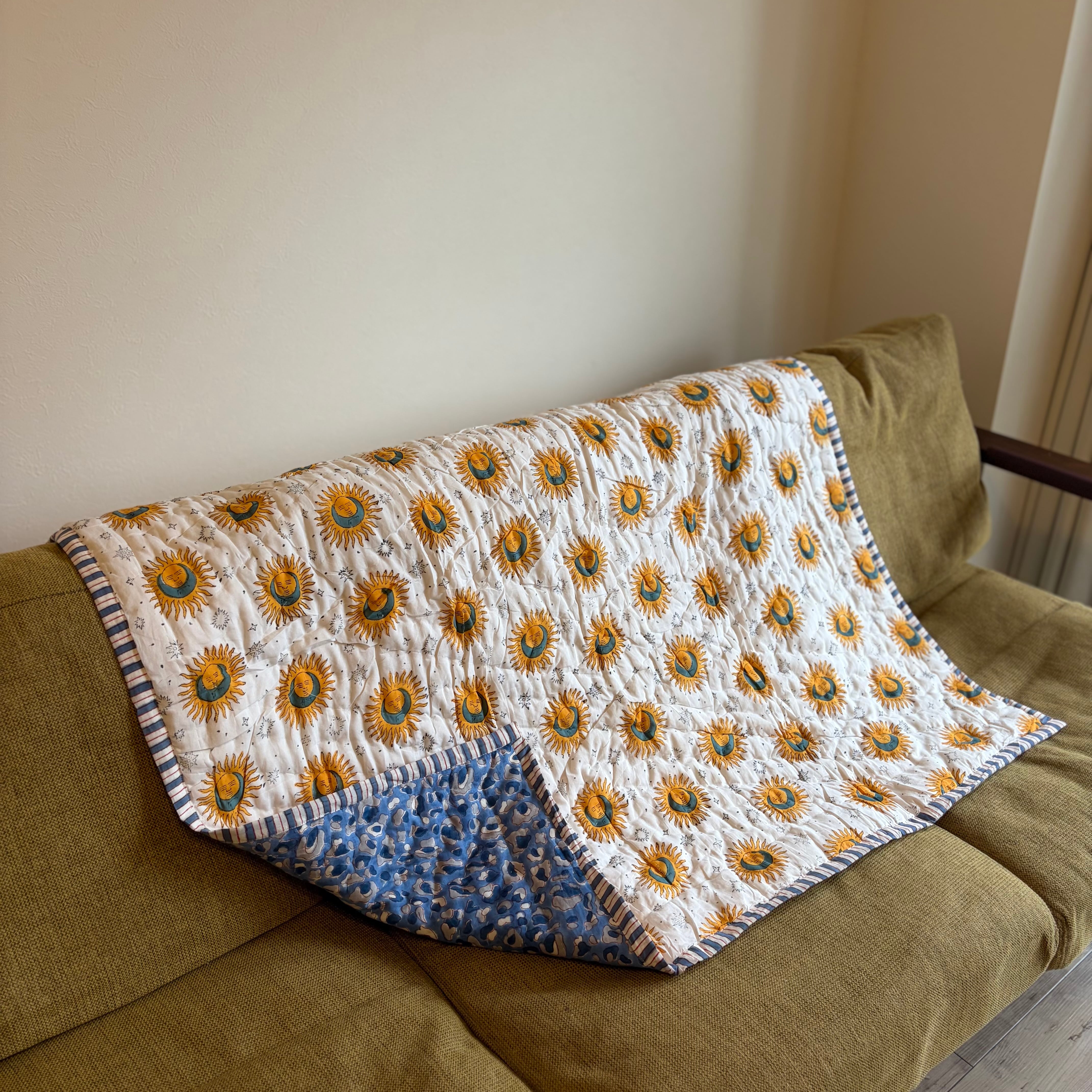 ベビーキルトsun×berry (100×100) | calina quilt