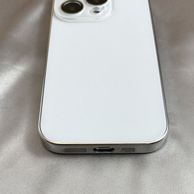 iPhone15 Pro Maxケース シンプル 強化ガラスカバー カメラ部分全面  