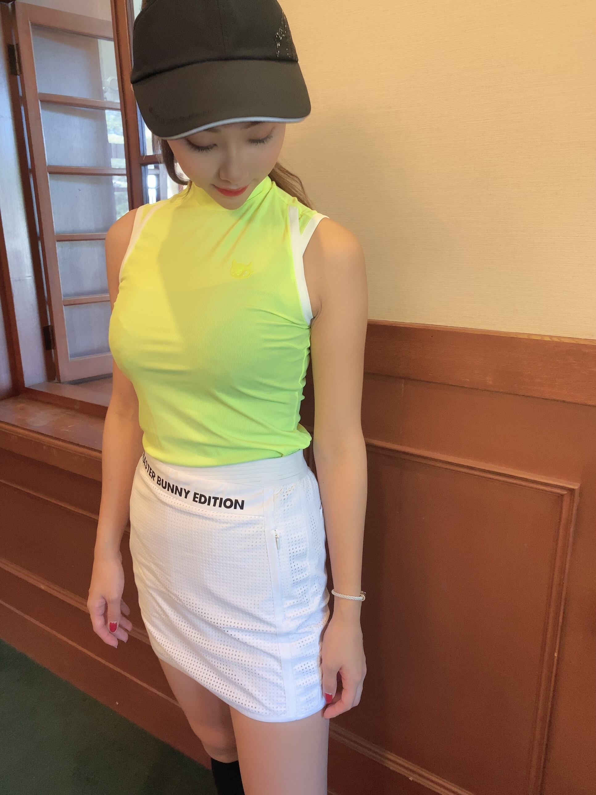 美品♡ゴルフウェア♡韓国ゴルフウェア♡ノースリーブ♡スカート ノースリーブスカートセットアップ | AMIS GOLF 【韓国ゴルフ