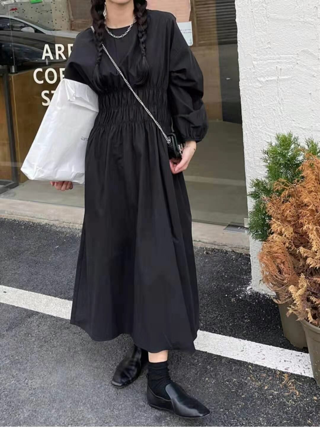 ウエストシャーリングワンピース　AJ22263-5968