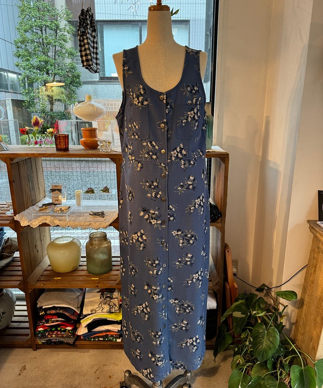 【ご予約】90's dead stock flower dress
