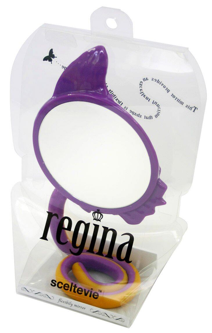 【在庫のみ】八幡化成 フレキシブルミラー sceltevie regina(レジーナ) papillon(パピヨン) パープル