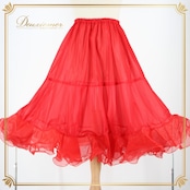 社交ダンス 衣装 スタンダード スカート パニエ ペチコート レッスンウェア オールシーズン 赤 レッド系 Dance Fashion Pier 派手 差し色 ドレス レディース フレア スカート ストレッチ 躍動感 おしゃれ フェミニン カジュアル 発表会 舞台 体操 トレーニング パーティー お揃い かわいい コスチューム 踊りやすい