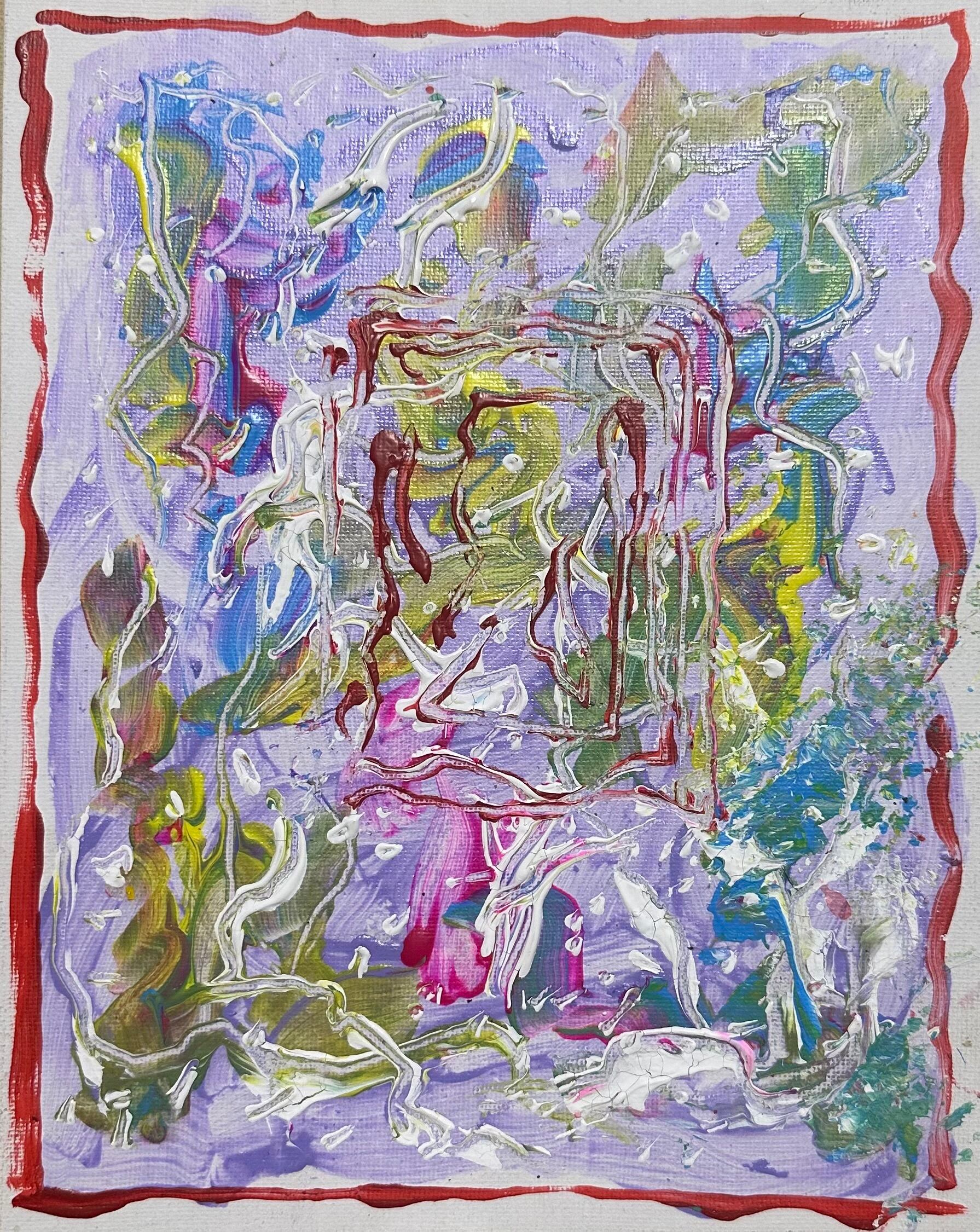 アクリル画テクスチャーアートno.75抽象画キャンバスアートパネル深海