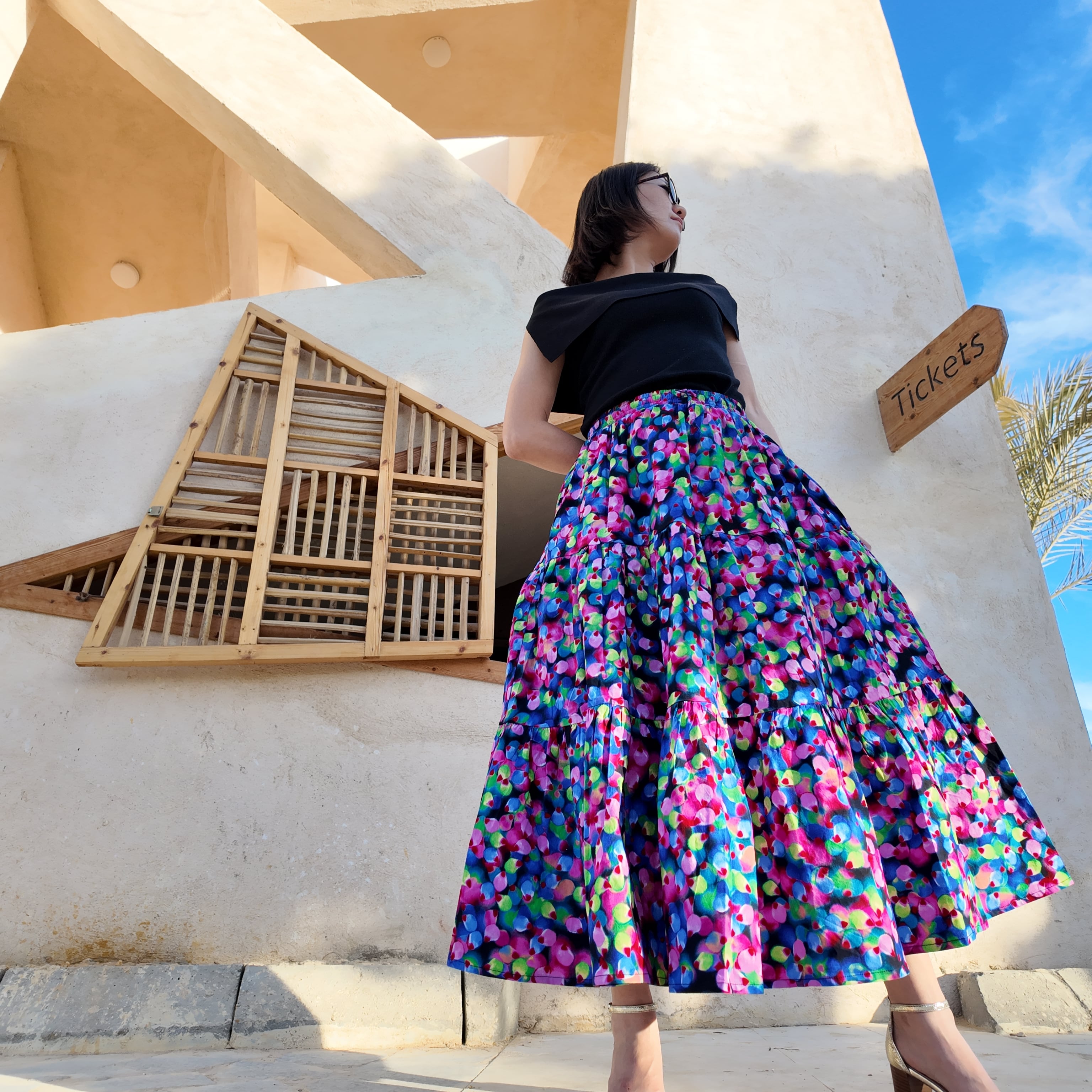 ティアードスカート=dots