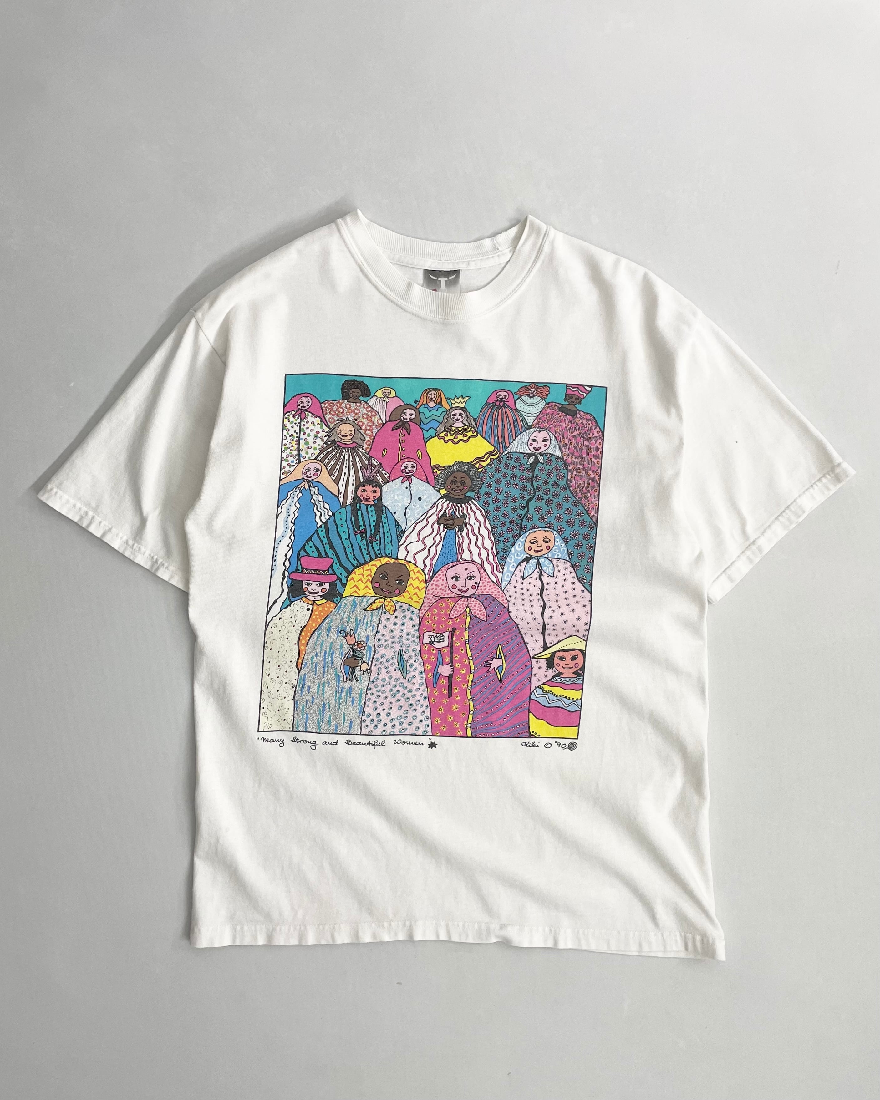 00s Kiki Suarez "Many Strong and Beautiful Woman" Art Print Tee