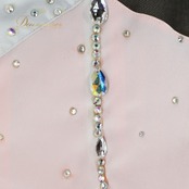 社交ダンス 衣装 ラテン ドレス ワンピース 白 ピンク Scarlet スカーレット ホワイト系 ピンク系 ブラック系 パーティ 発表会 サーモン ダンスウェア 軽量 フォーマル 可愛い おしゃれ レディース 踊りやすい コスチューム ステージ