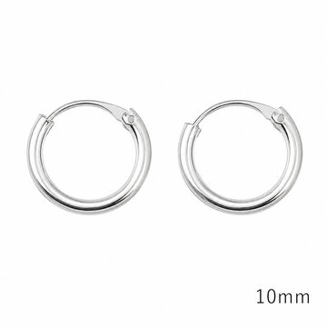 在庫セール】フープピアス ピアス シルバー925 メンズ レディース