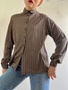 80s Vintage "JAEGER" Houndstooth Patternd Shirt