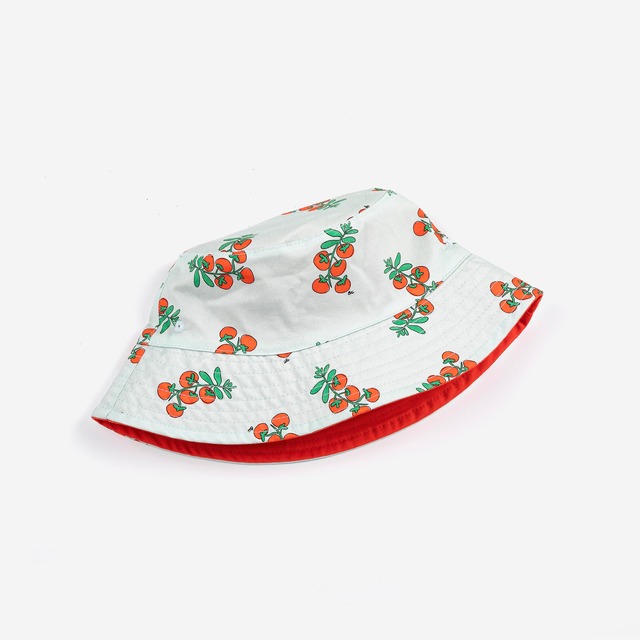 《BOBO CHOSES 2026SS》Juicy Tomatoes all over reversible hat / baby