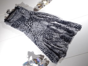 ★Ｍ☆シフォンアニマル柄ヒョウスカート(SKN9150)