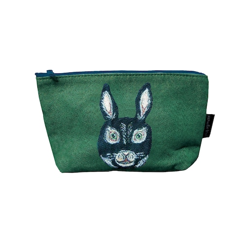 全てがちょうどいい♡Nathalie Lete Animal Face Pouch（REGLISSE）