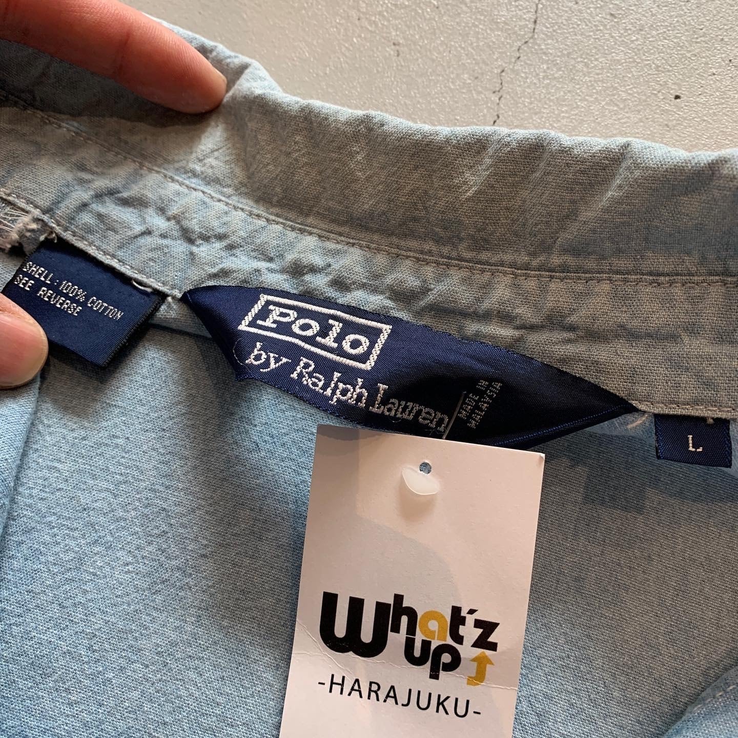 90s POLO Ralph Lauren chambray swing top【高円寺店】 | What