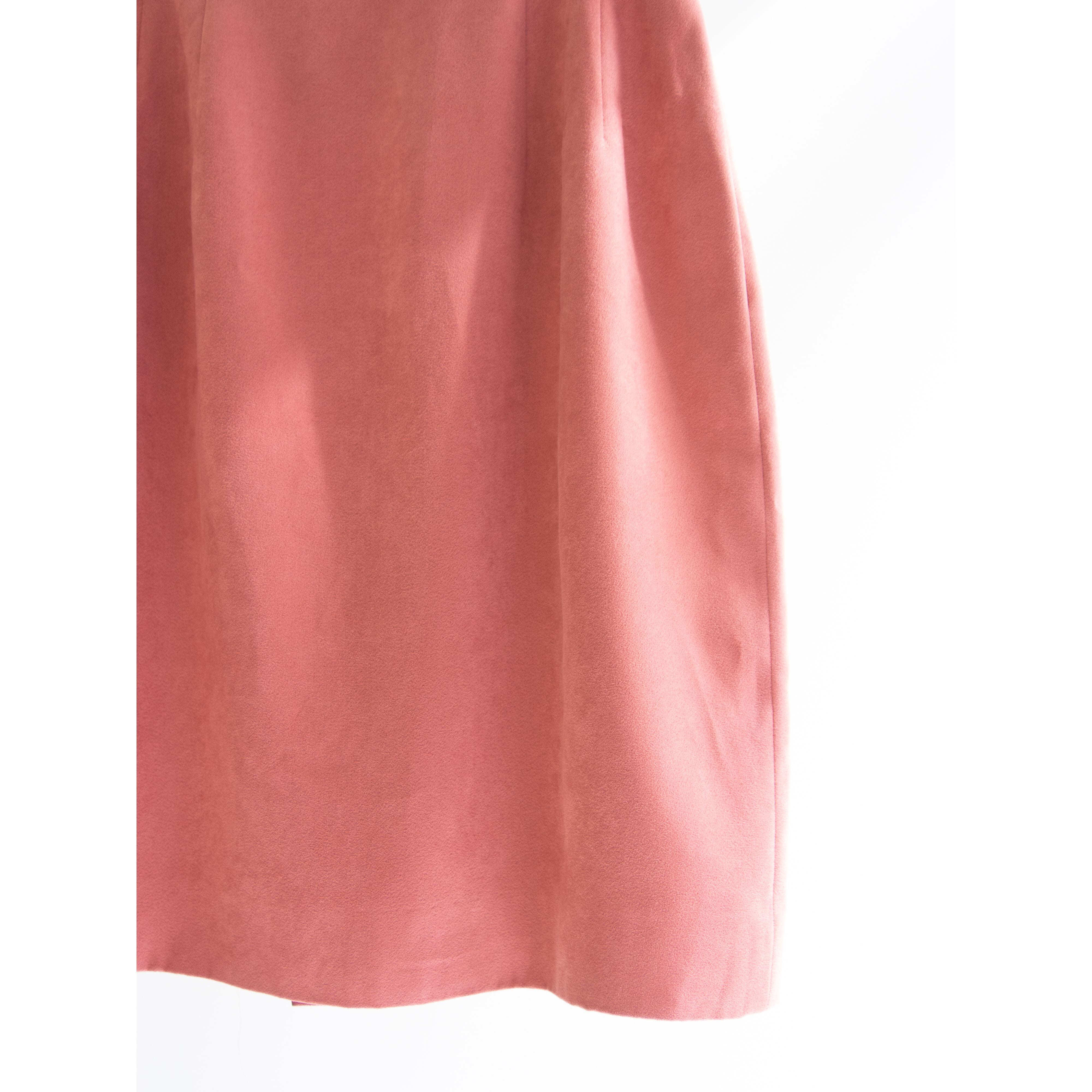 【Mademoiselle Dior】Made in Japan fake suede skirt(マドモアゼルディオール 日本製 フェイクスエードスカート)10d