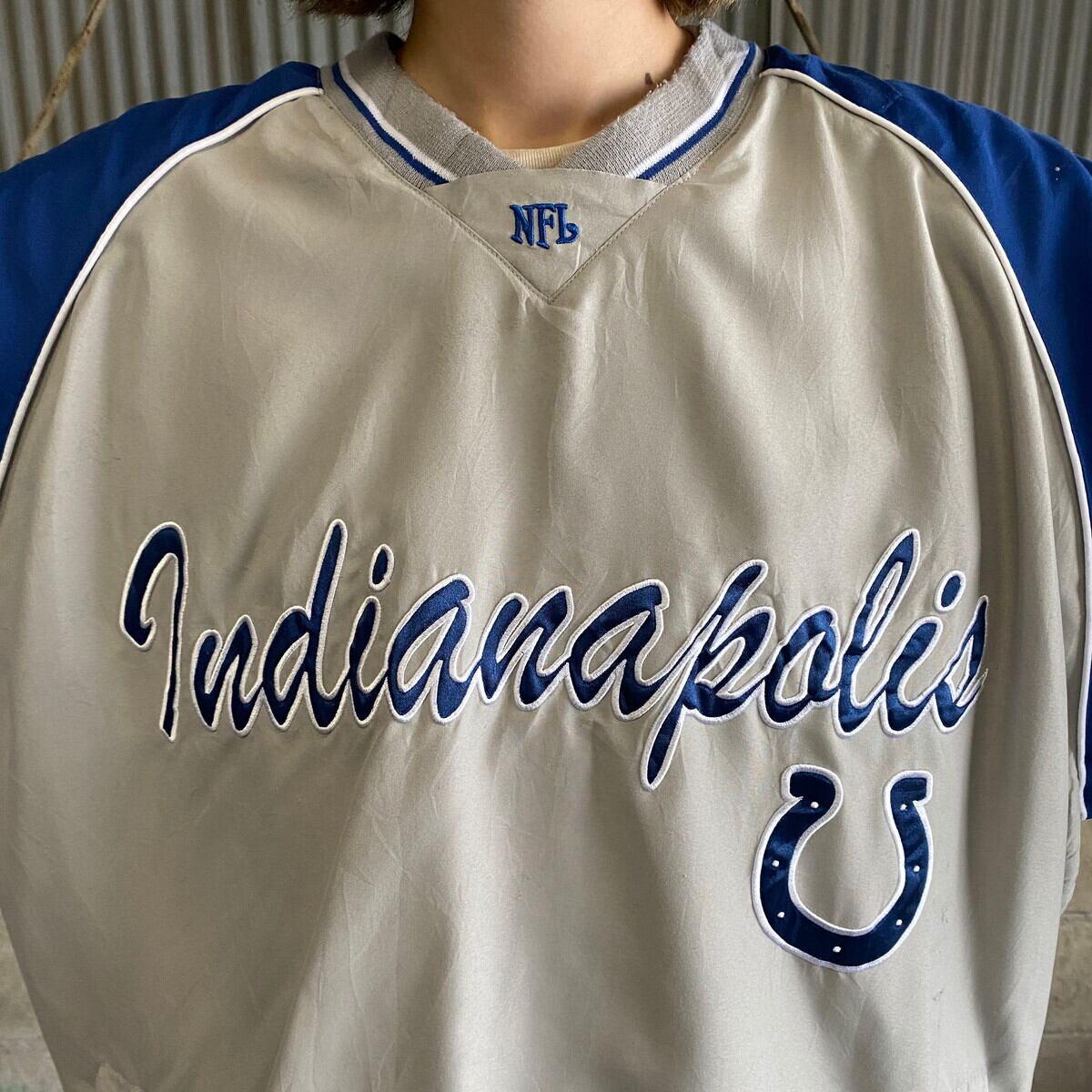 NFL インディアナポリス コルツ ナイロンジャケット　コーチジャケット　刺繍