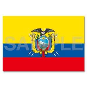 世界の国旗ポストカード ＜アメリカ＞ エクアドル共和国 Flags of the world POST CARD ＜America＞ Republic of Ecuador