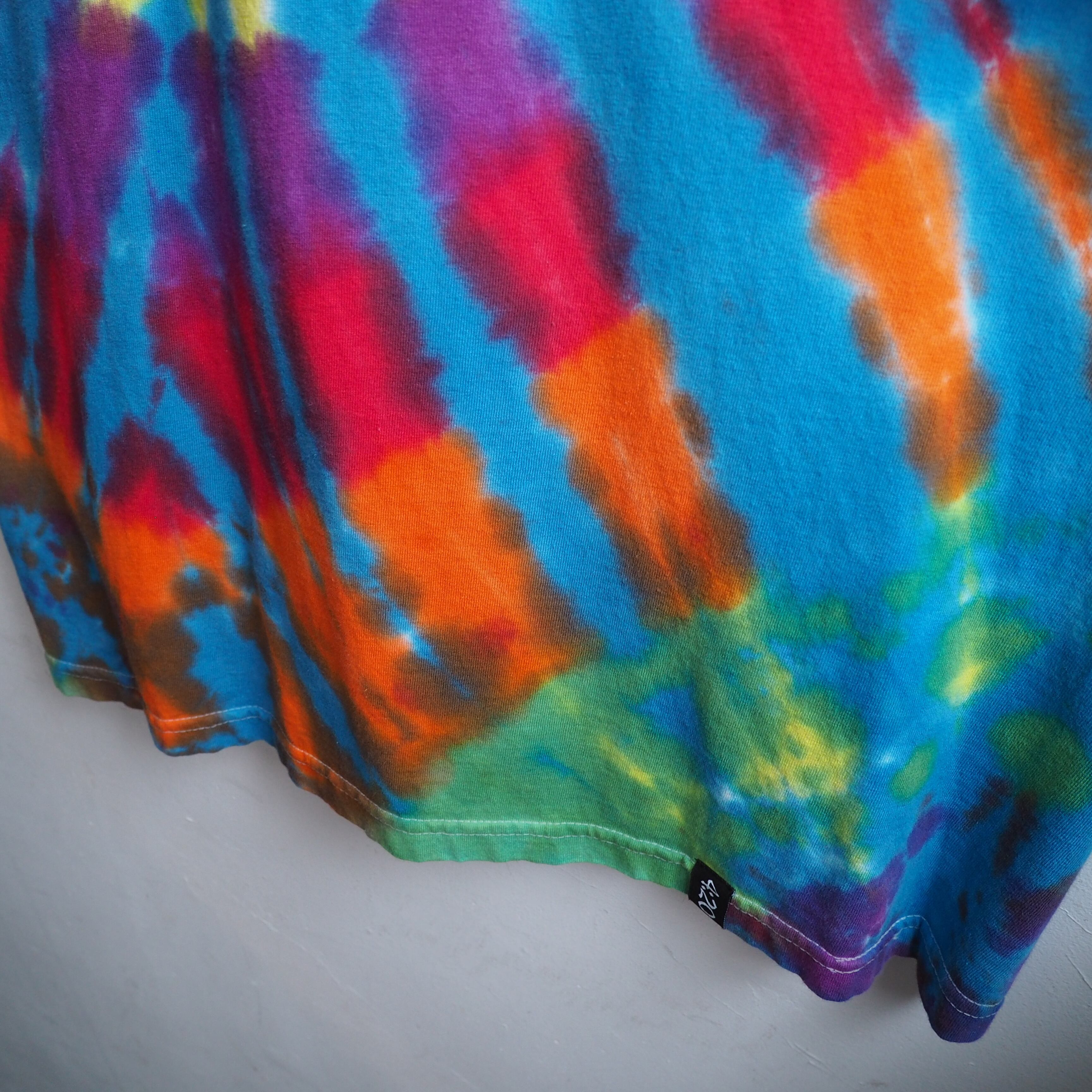 ” Sublime ” Sun and Waves Tie dye dyeing loose Tee