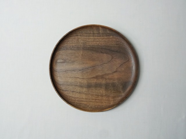 木皿（中）STK0121　medium wooden plate（Walnut）