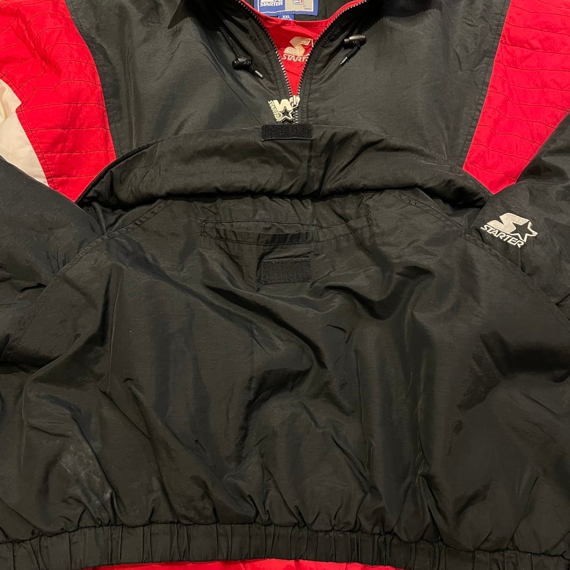 90s STARTER NBA Chicago Bulls Nylon Pullover Jacket スターター