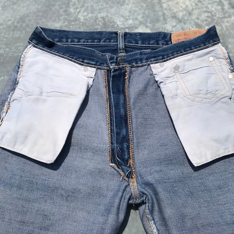 60's LEVI'S リーバイス 501ZEXX 紙パッチ ギャラ無し 刻印W TALON Big
