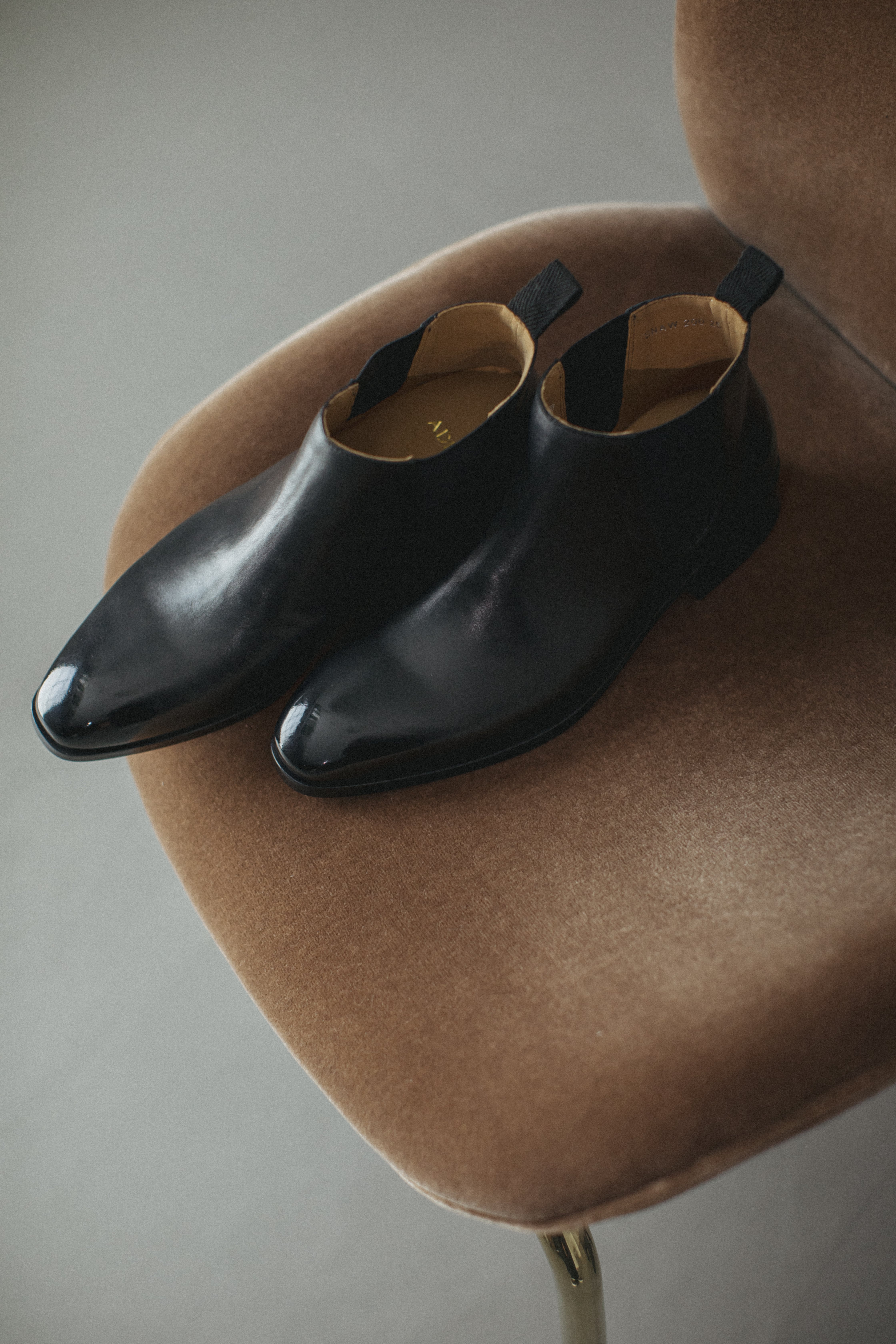 6cmUP シークレットブーツ〉サイドゴアブーツ／黒 | 6cmアップのメンズ