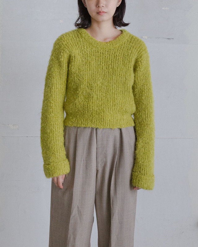 1990s cropped mohair knit sweater