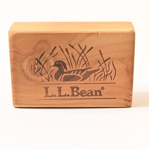 80's~ Vintage L.L.Bean Cedar Wood Block /#2