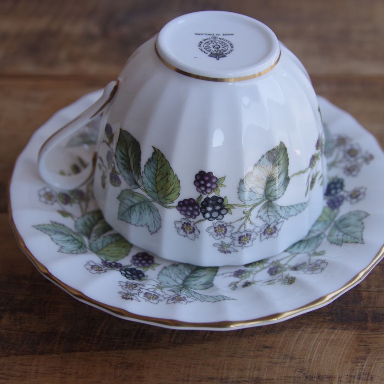ロイヤルウースター ラビニア ティーカップ ソーサー Royal Worcester 