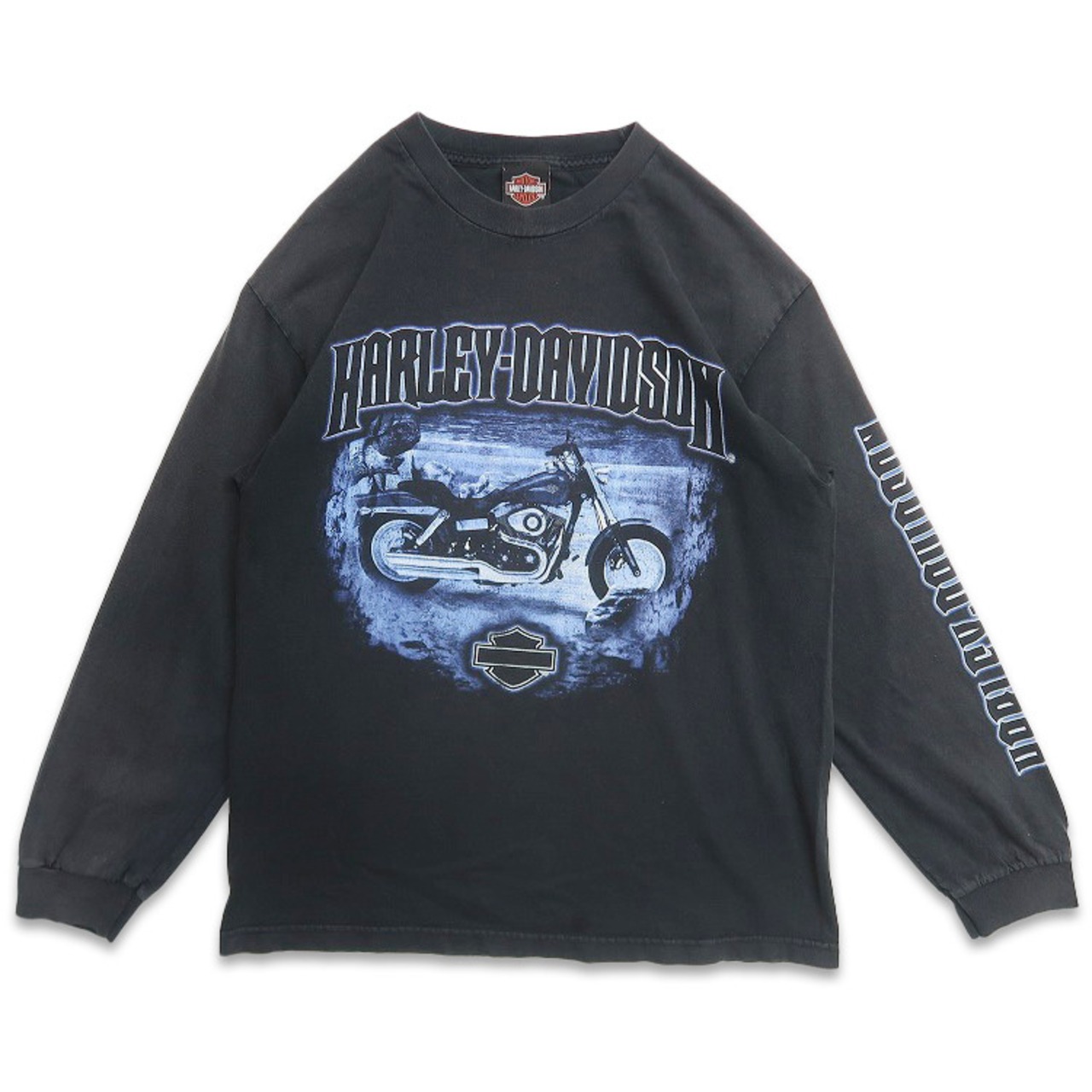 古着 HARLEY-DAVIDSON ハーレーダビッドソン プリントロングスリーブT 