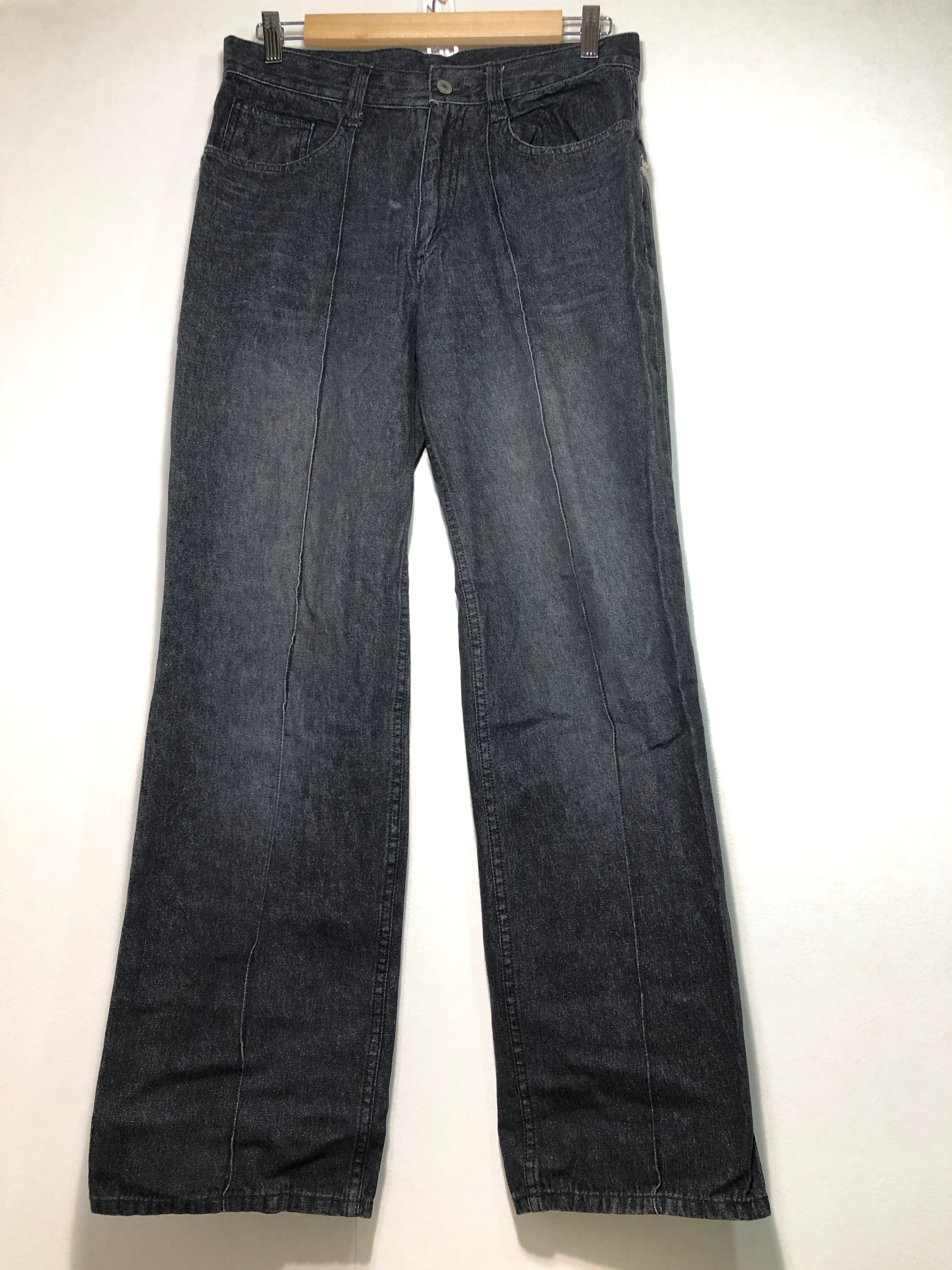 24AW】MASU ”MASU BOYS” STARDUST BELL-BOTTOM JEANS (BLACK PINK